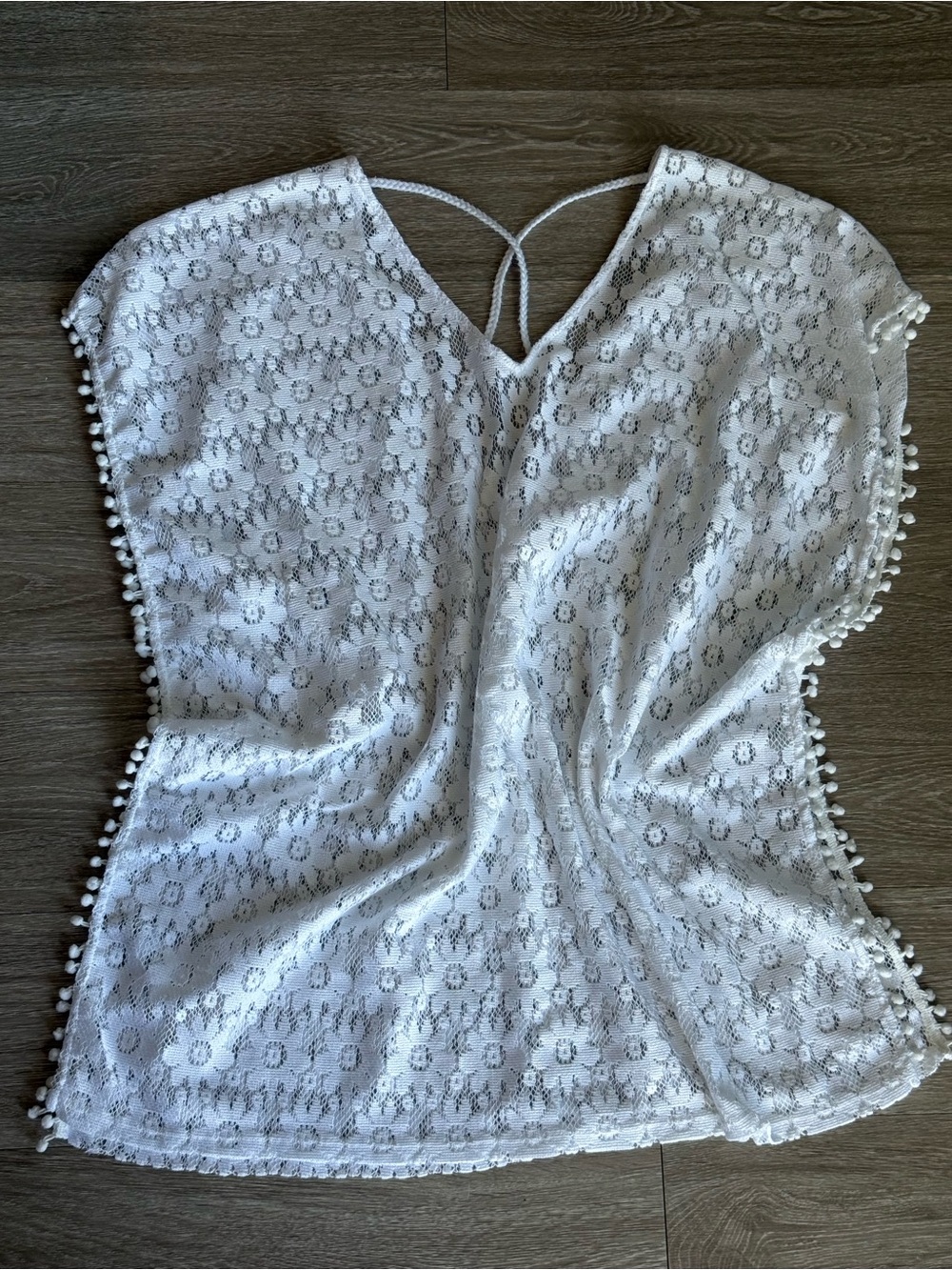 White Beach Cover Up